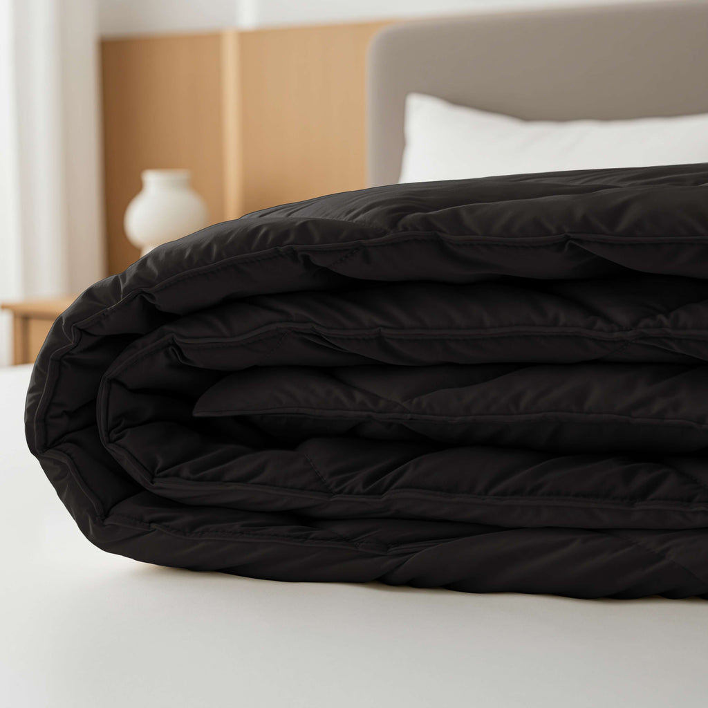 CloudSoft Diamond | Zwart Dekbed en Overtrek in 1!