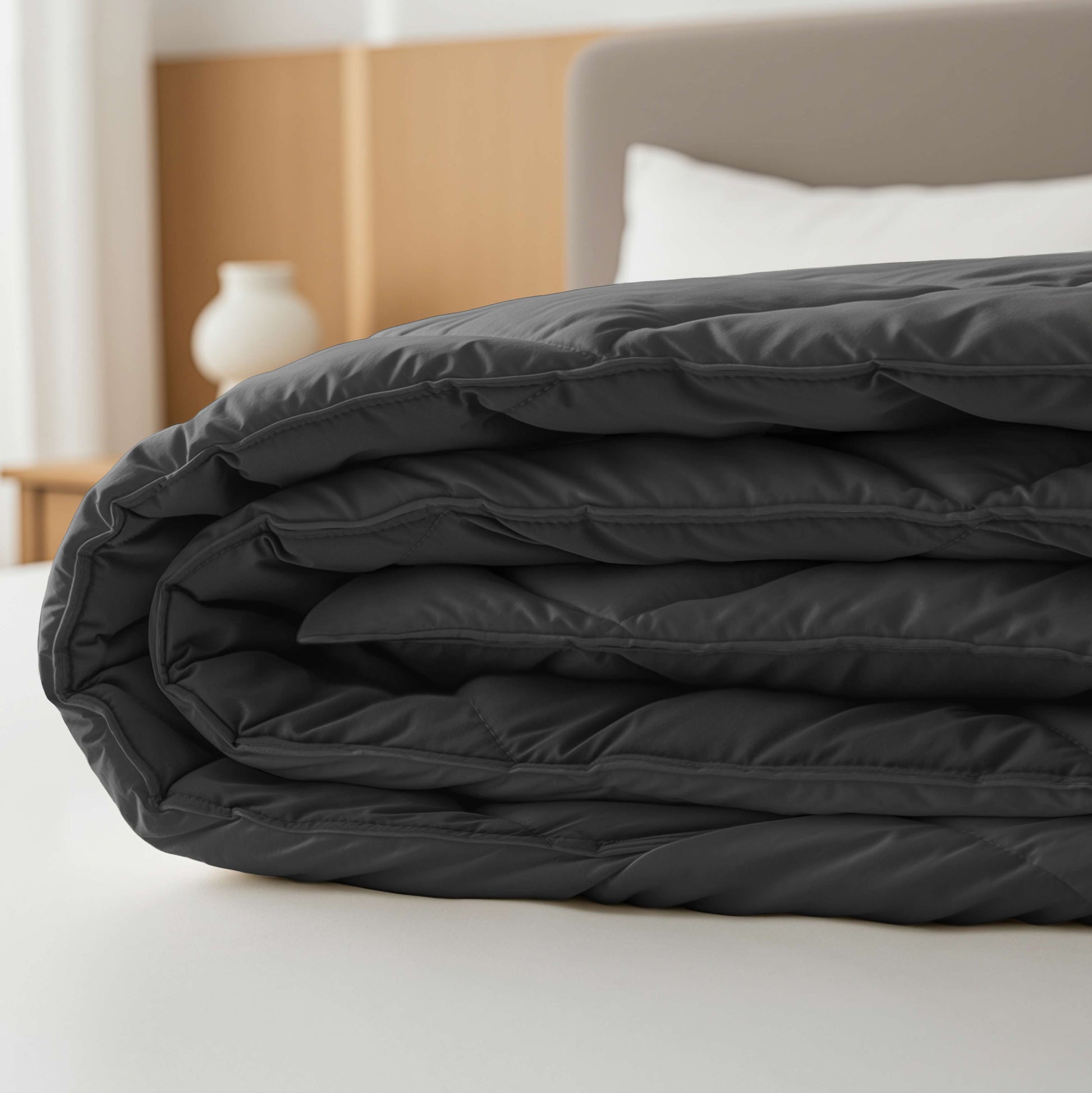 CloudSoft Diamond | Antraciet Dekbed en Overtrek in 1!