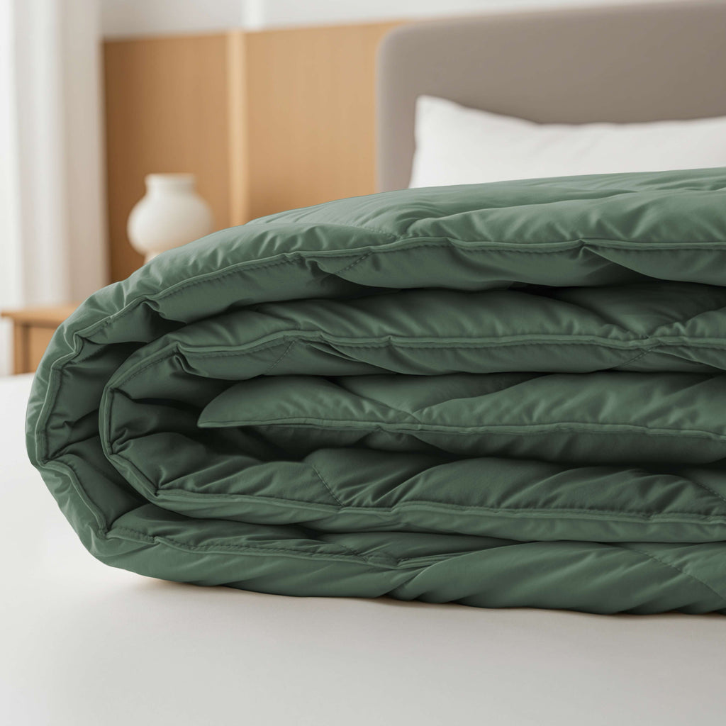 CloudSoft Diamond | Groen Dekbed en Overtrek in 1!