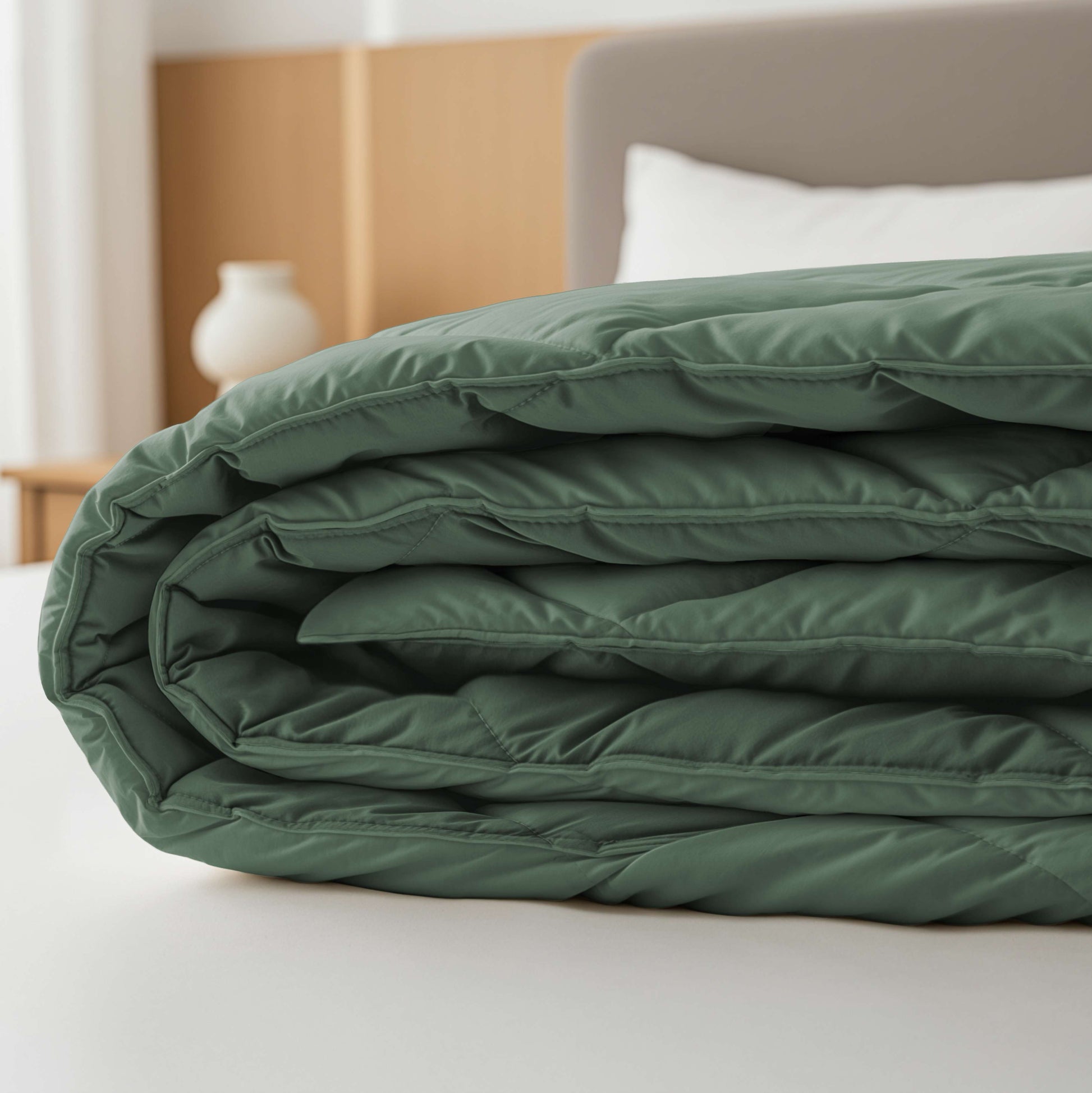 CloudSoft Diamond | Groen Dekbed en Overtrek in 1!