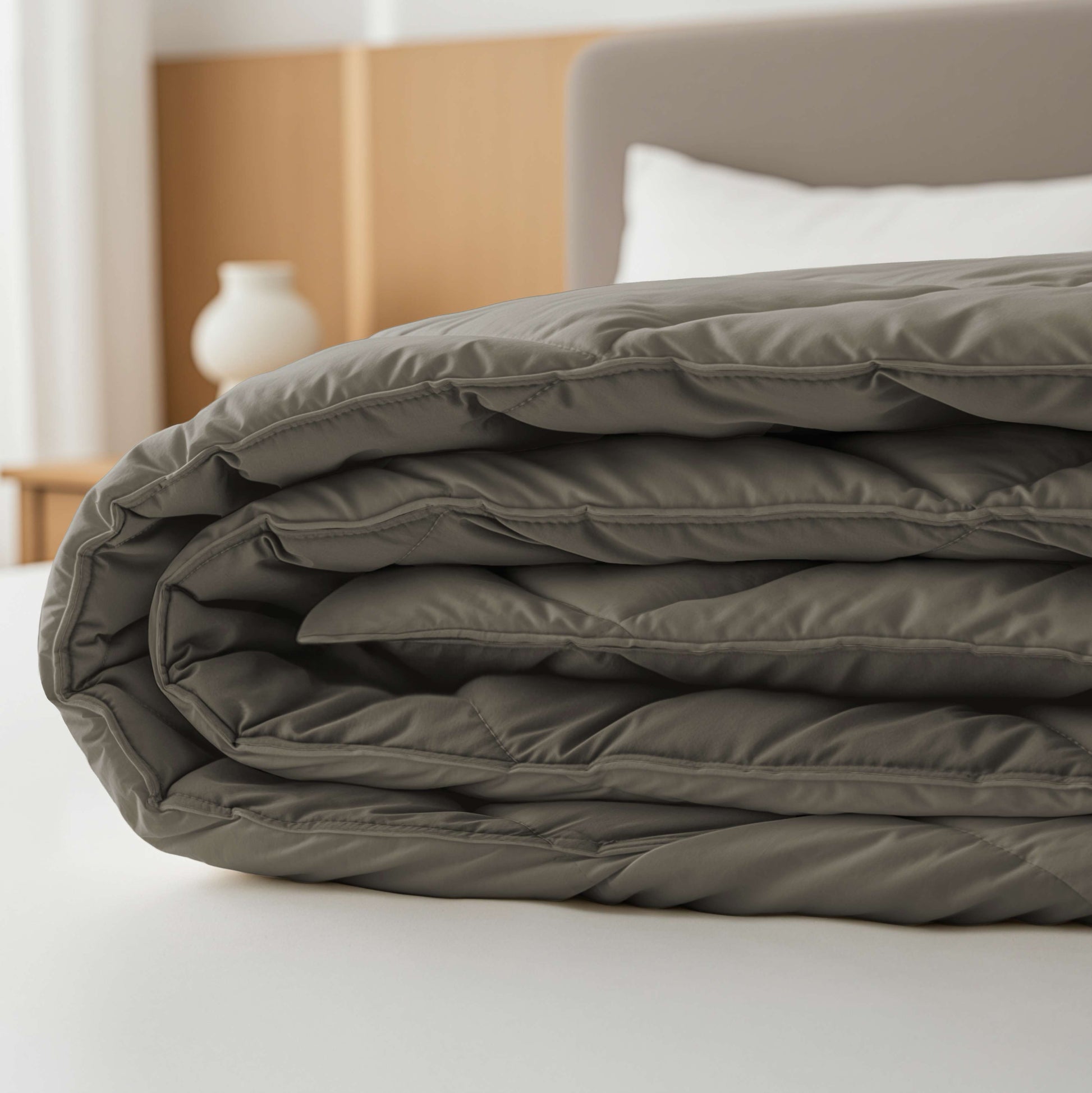 CloudSoft Diamond | Kaki Dekbed en Overtrek in 1!