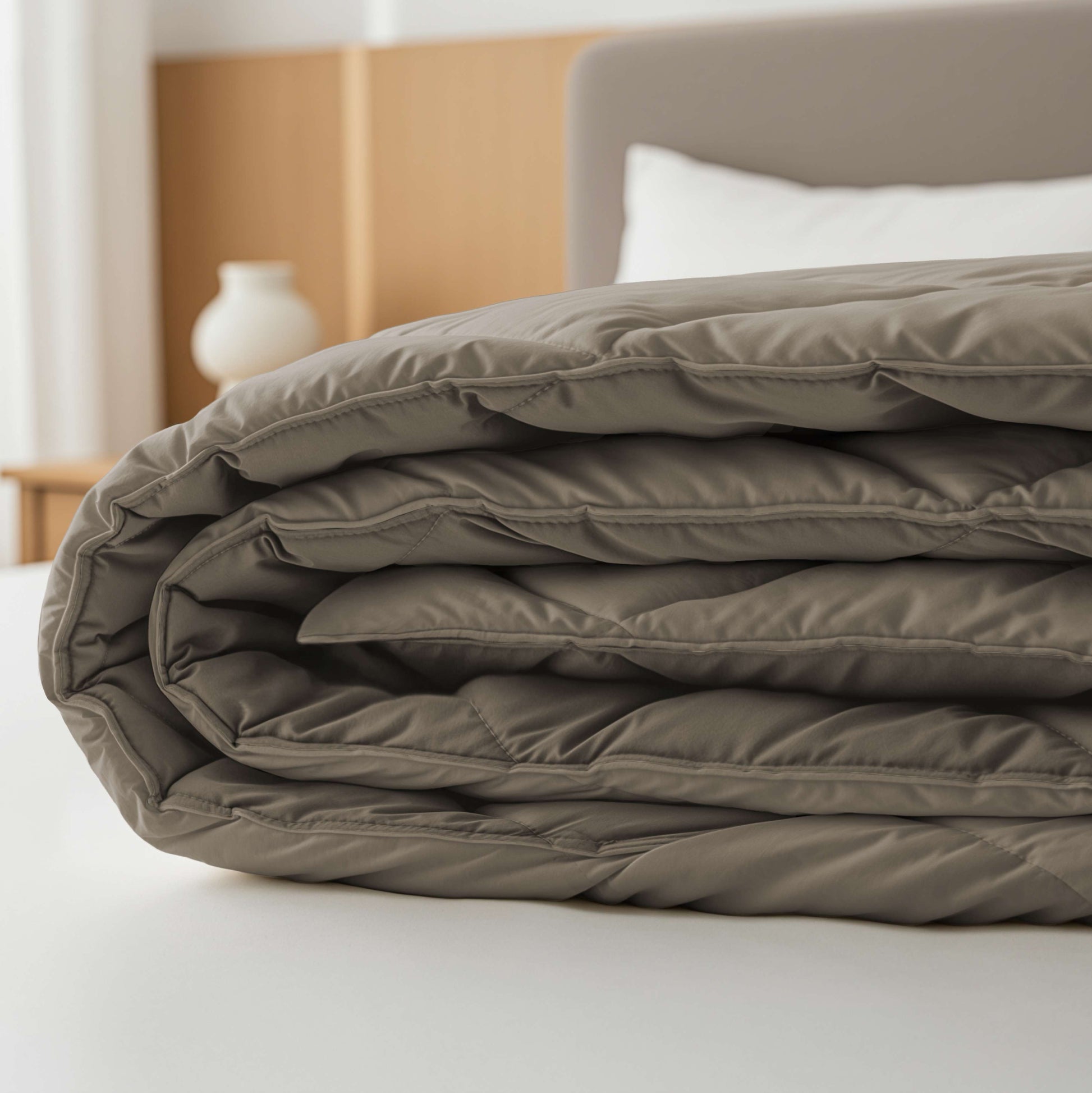 CloudSoft Diamond | Teak Dekbed en Overtrek in 1!