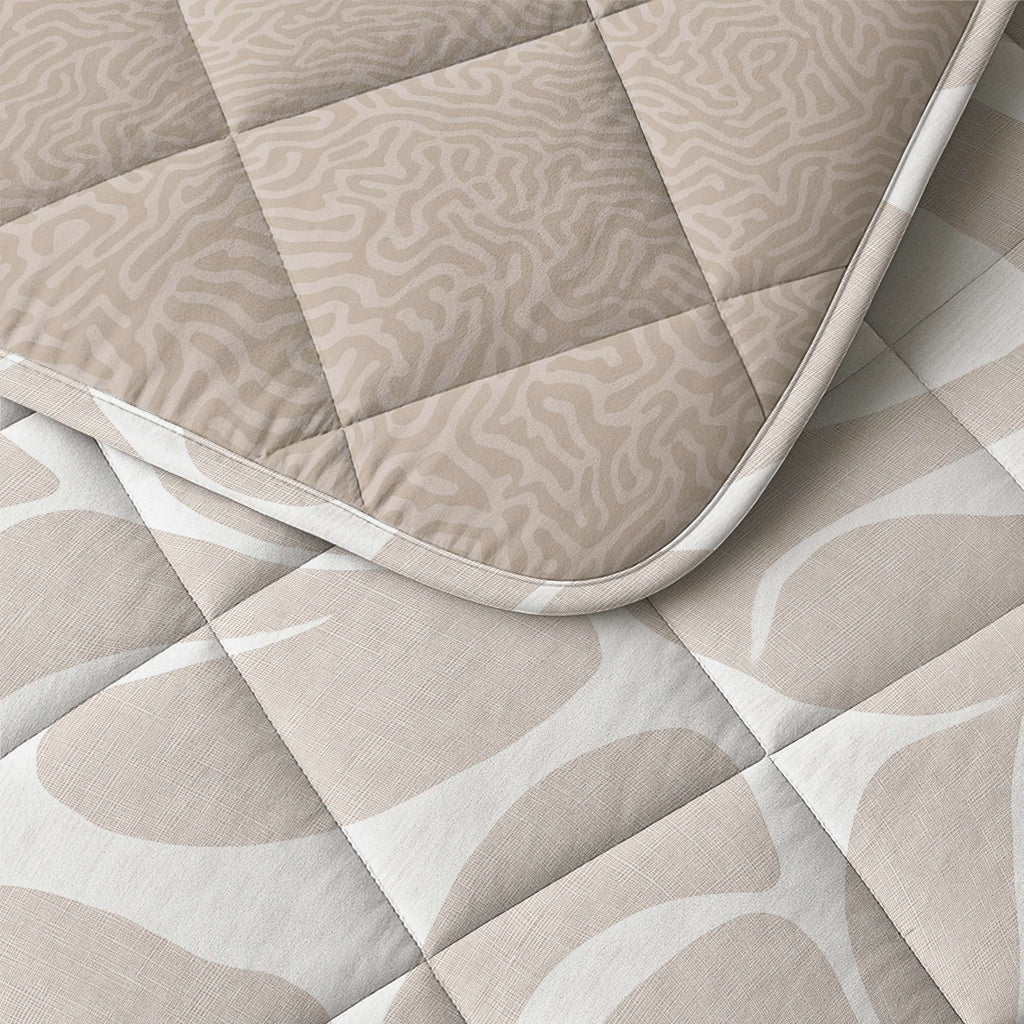 CloudSoft Comfort | Zand Duinen Dekbed en Overtrek in 1!