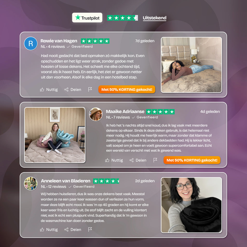 CloudSoft Velvet | Zwart Dekbed en Overtrek in 1!