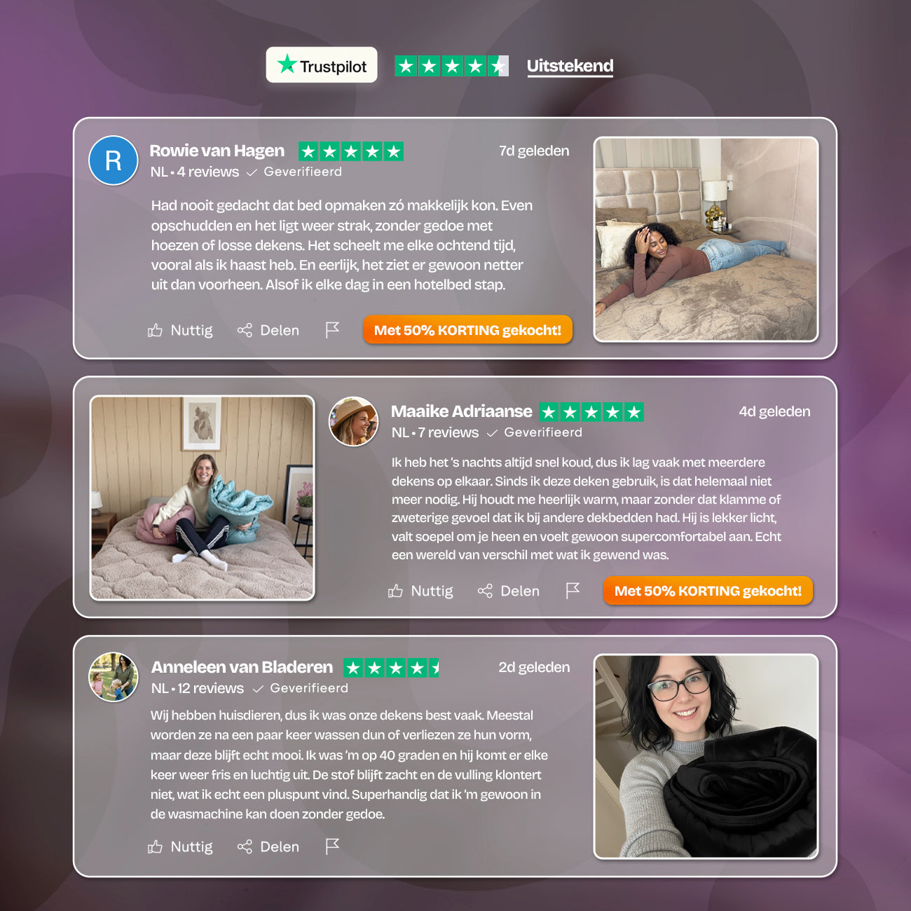 CloudSoft Velvet | Zwart Dekbed en Overtrek in 1!