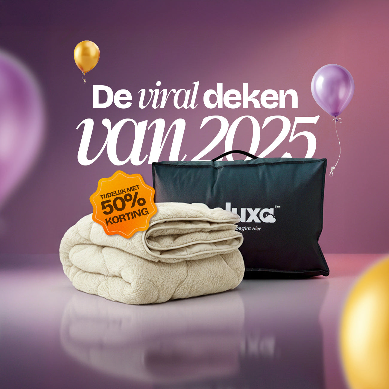 CloudSoft Teddy | Beige Dekbed en Overtrek in 1!