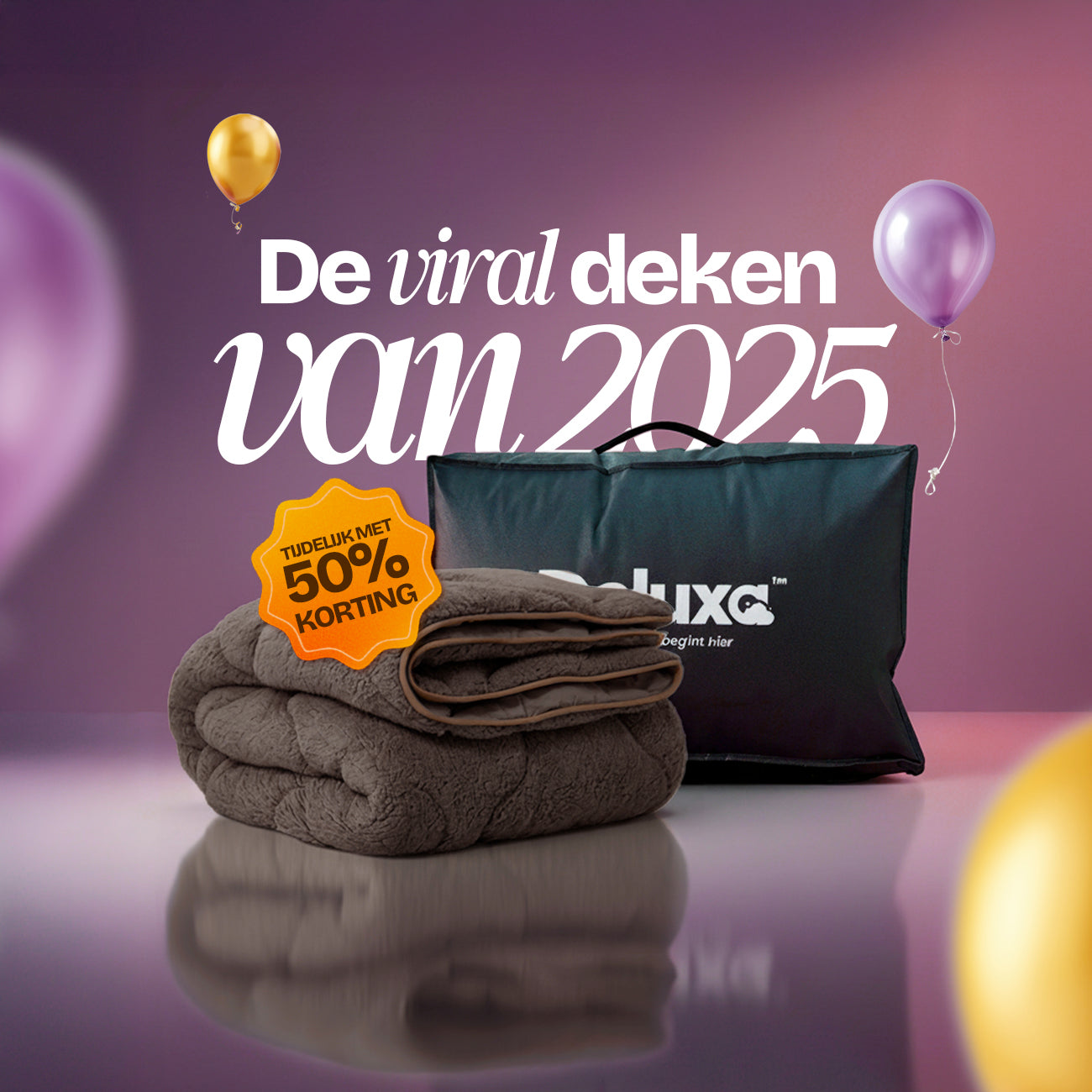 CloudSoft Teddy | Taupe/Grijs Dekbed en Overtrek in 1!