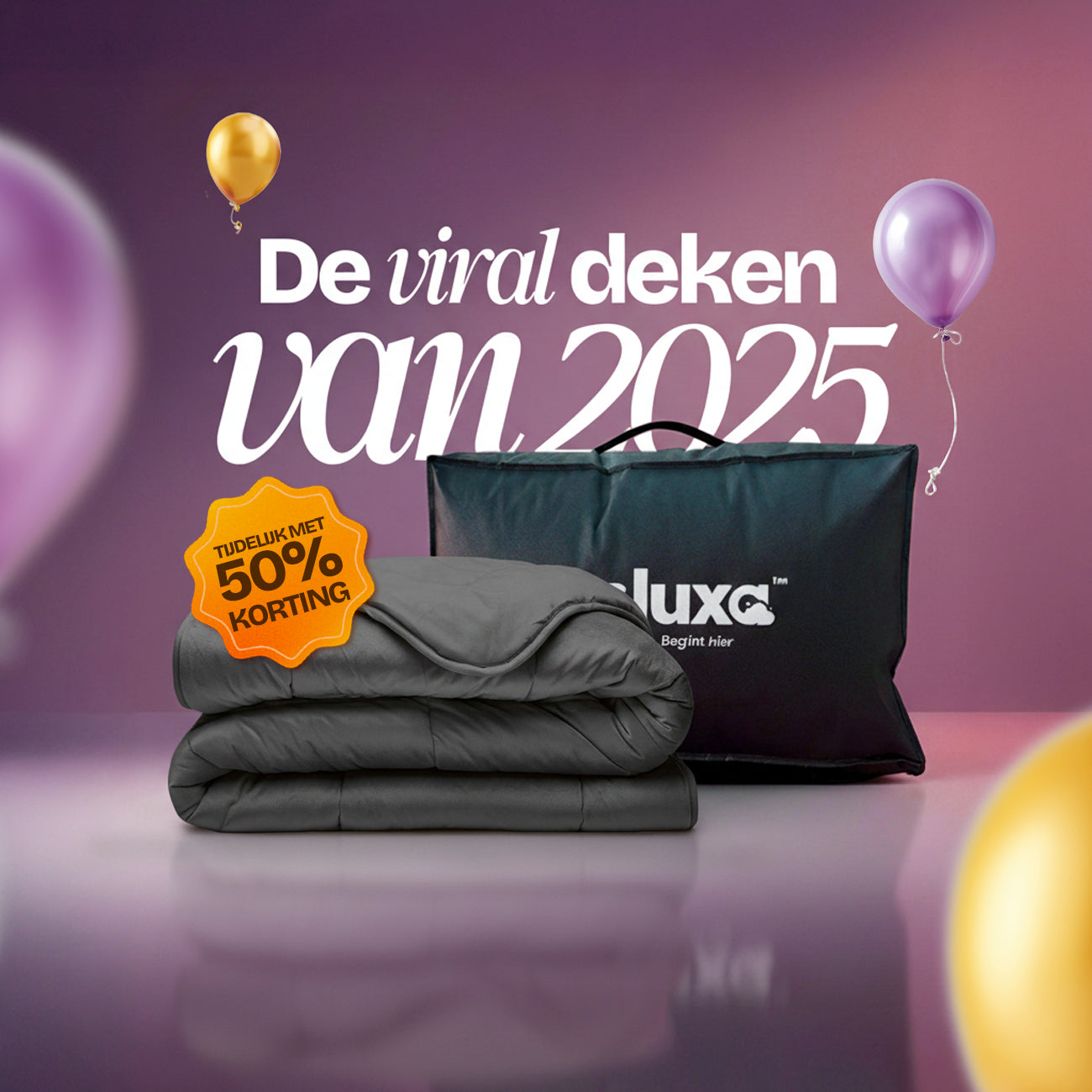 CloudSoft Velvet | Taupe/Grijs Dekbed en Overtrek in 1!