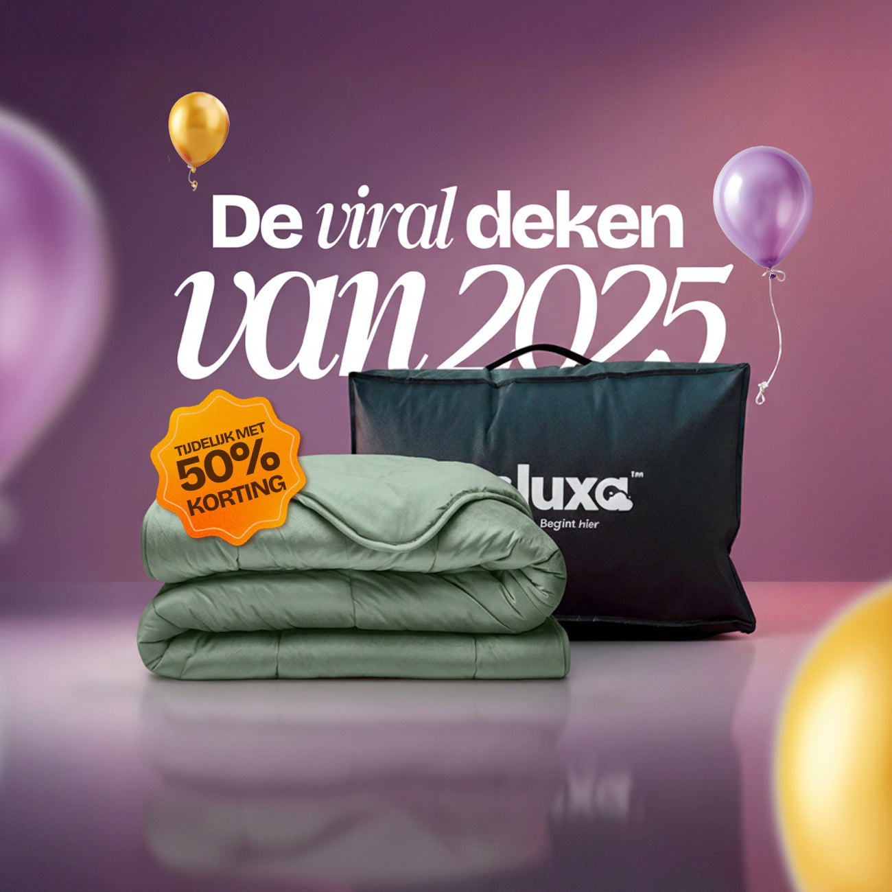 CloudSoft Velvet | Groen Dekbed en Overtrek in 1!