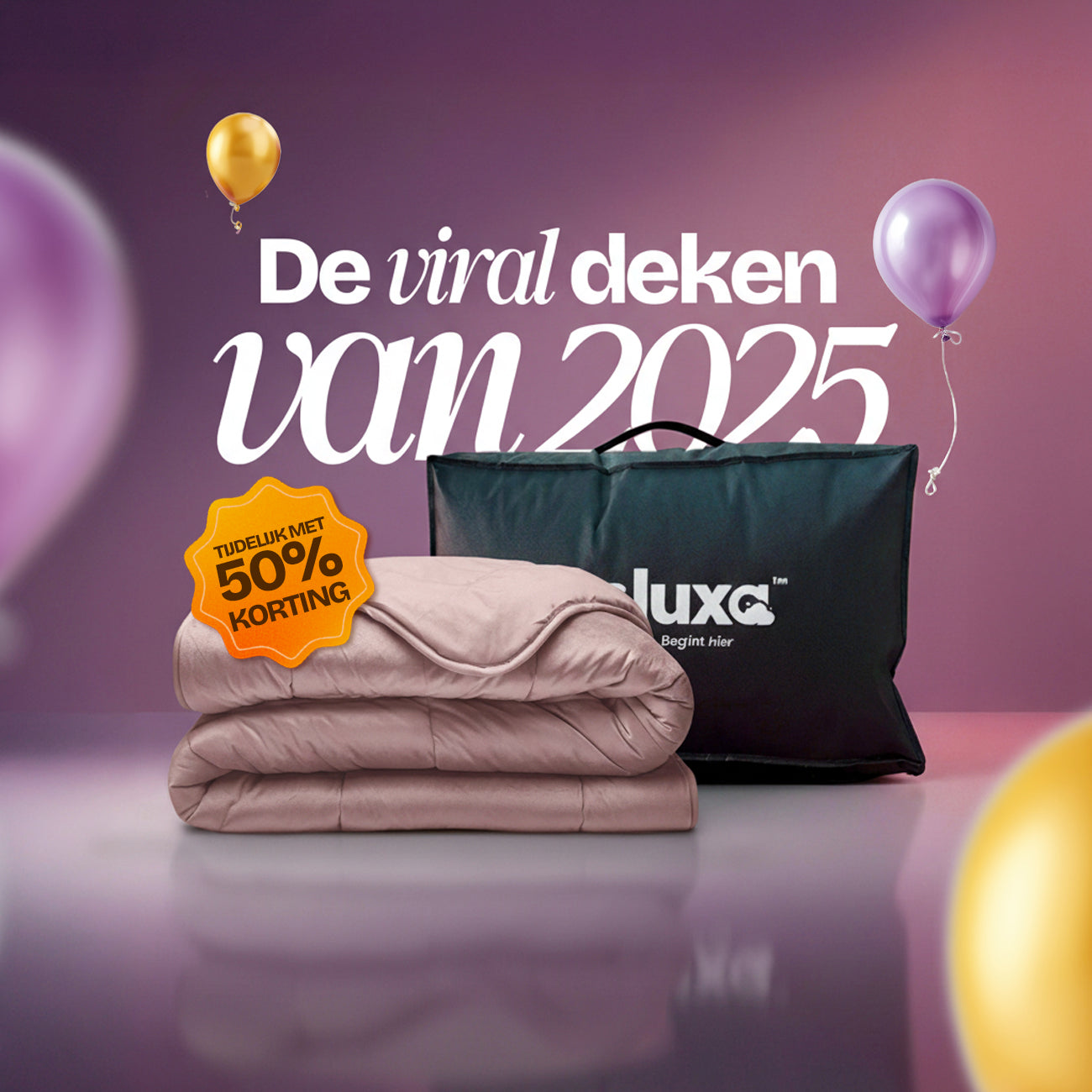 CloudSoft Velvet | Roze Dekbed en Overtrek in 1!