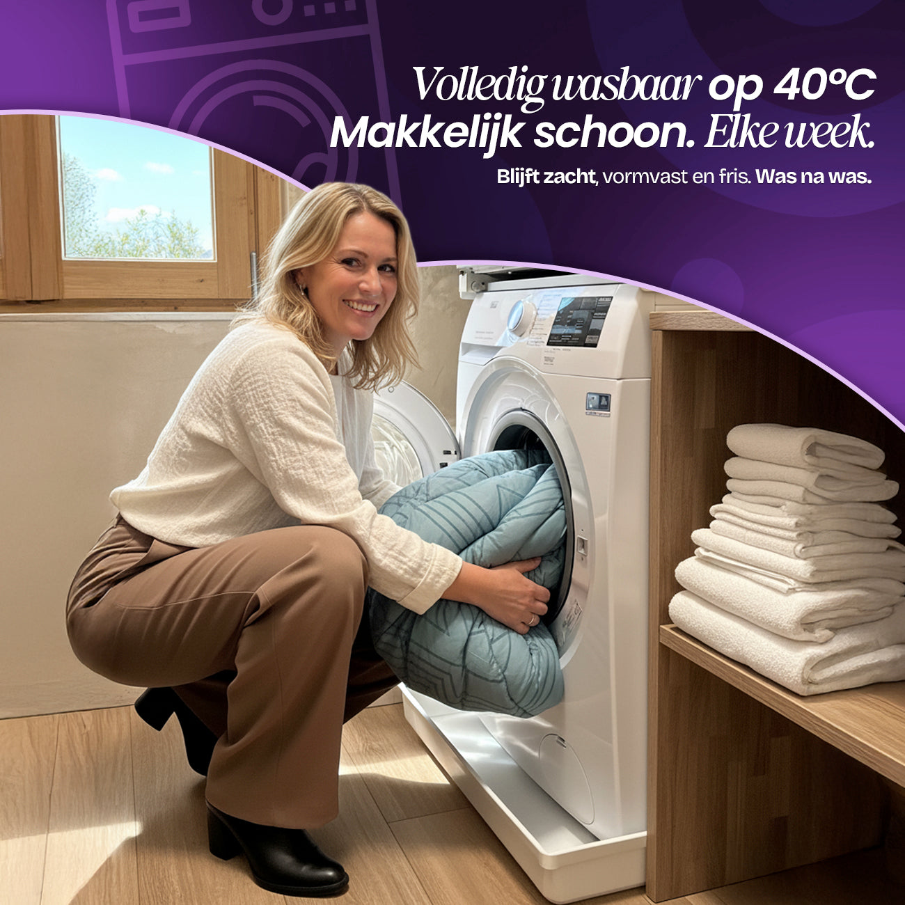 CloudSoft Teddy | Taupe/Bruin Dekbed en Overtrek in 1!